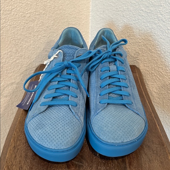 BIRKENSTOCK Sneakers Bend Low
Suede Leather Blues Size 40 L9 M7 - Picture 2 of 10